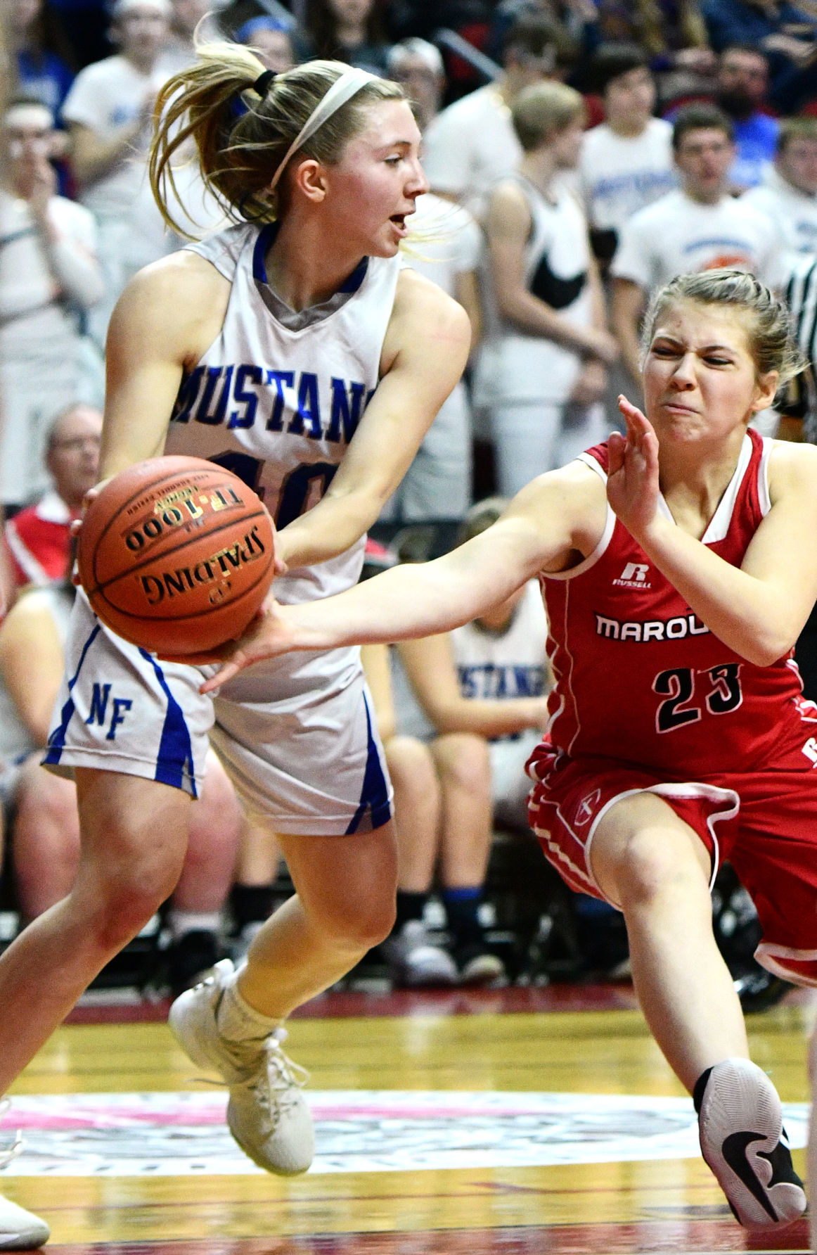 Newell-Fonda vs Marquette Catholic girls state basketball